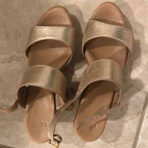 Ugg espadrille leather wedges